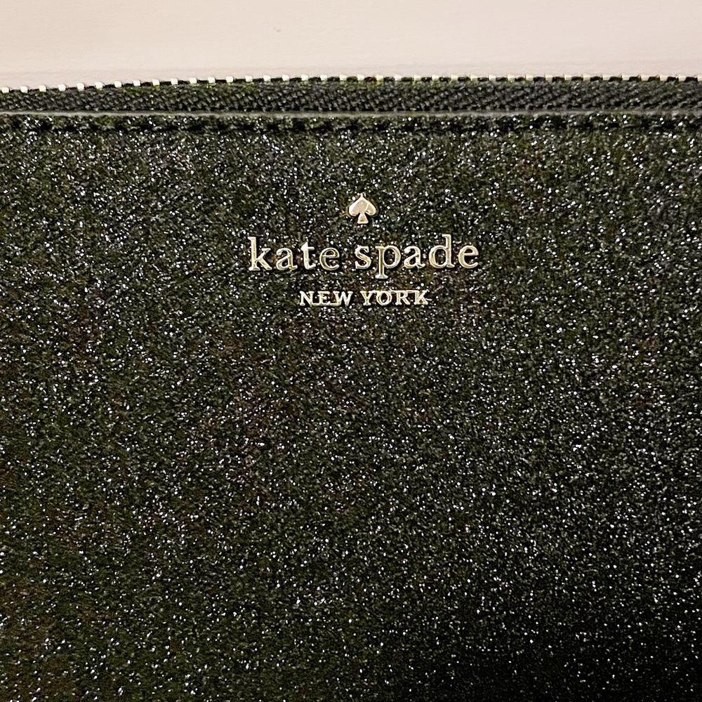 NEW Kate Spade Shimmy glitter large zip wallet - Picture 5 of 10